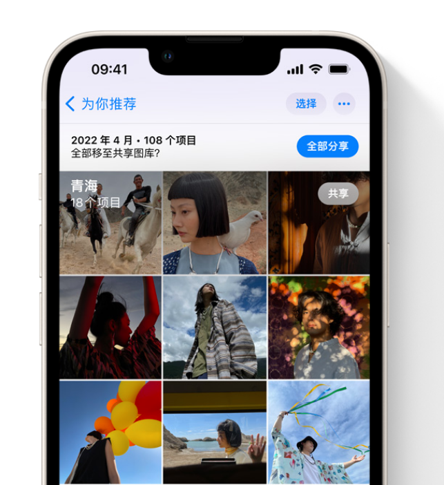 乌苏苹果维修网点分享在 iPhone 上使用共享图库 