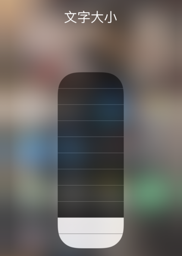 乌苏苹果手机维修分享小技巧：在 iPhone 控制中心快速调节字体大小 