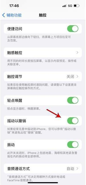 乌苏苹果手机维修分享iPhone手机如何设置摇一摇删除文字 